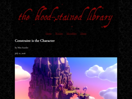 constraint-is-the-character screenshot