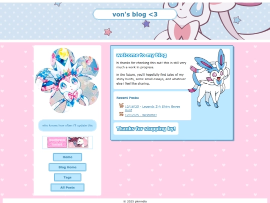 blog screenshot