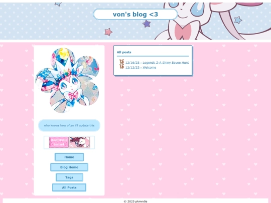 blog/posts screenshot