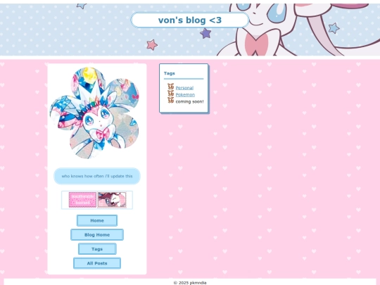 blog/tags screenshot