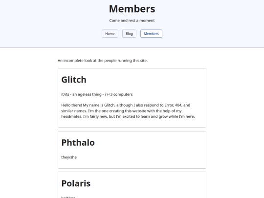 members screenshot