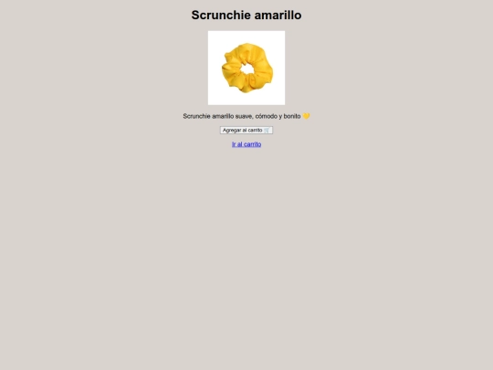 scrunchieamarillo screenshot