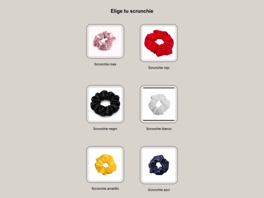 scrunchies screenshot