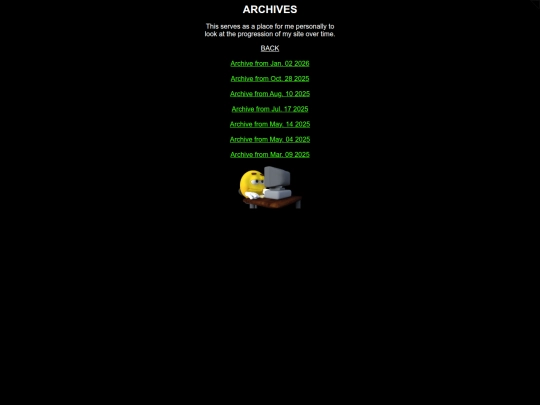 archives screenshot