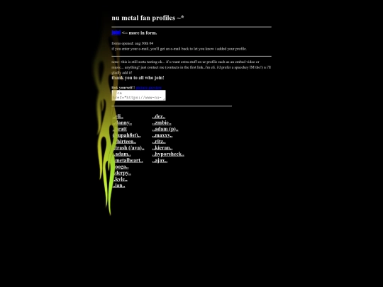 profile screenshot