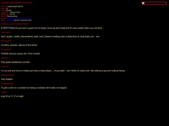 profile/ooga screenshot