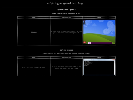 pages/games screenshot