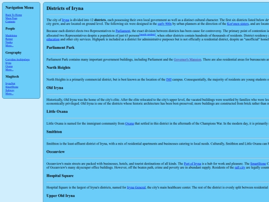 irynawiki/Districts screenshot