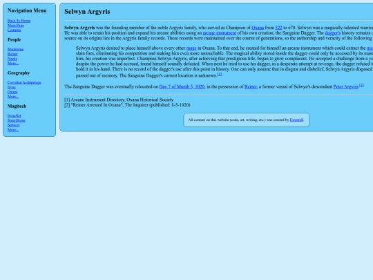 irynawiki/Selwyn_Argyris screenshot