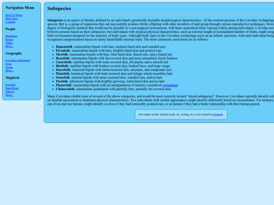 irynawiki/Subspecies screenshot