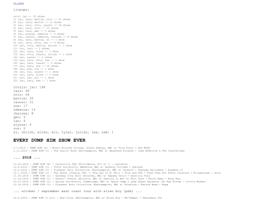 every_dump_show screenshot