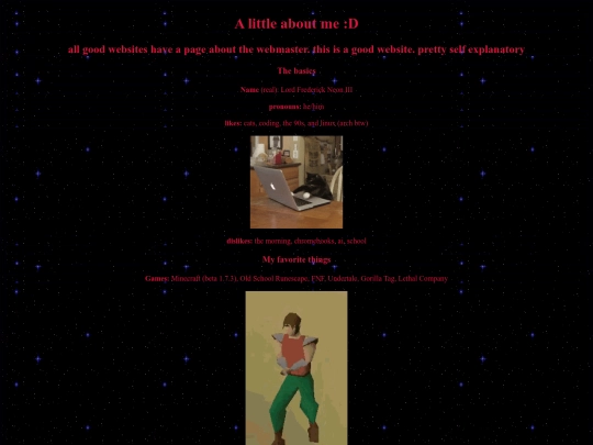 About/about screenshot