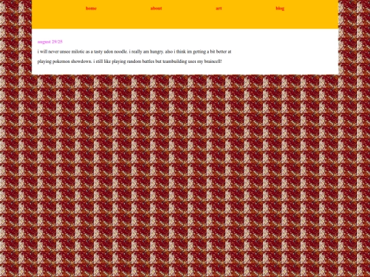 blog screenshot