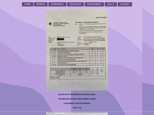 MYRESUME/gallery screenshot