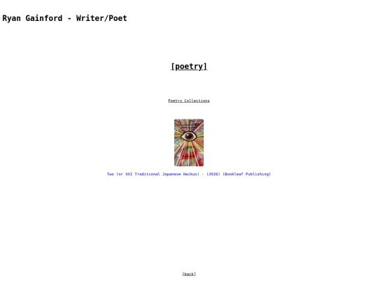 poetry screenshot