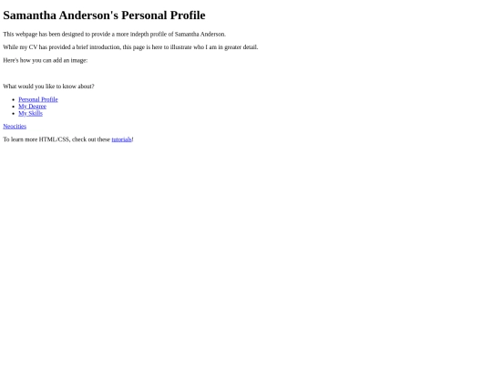 index screenshot