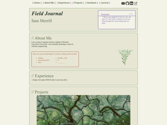 field-journal/main screenshot