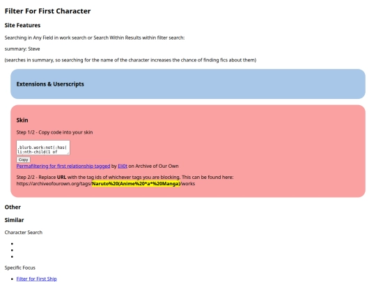 Snips/FilterFirstChar screenshot