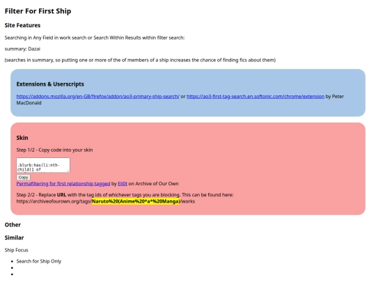 Snips/FilterFirstShip screenshot