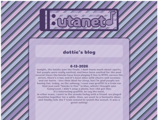 blog screenshot
