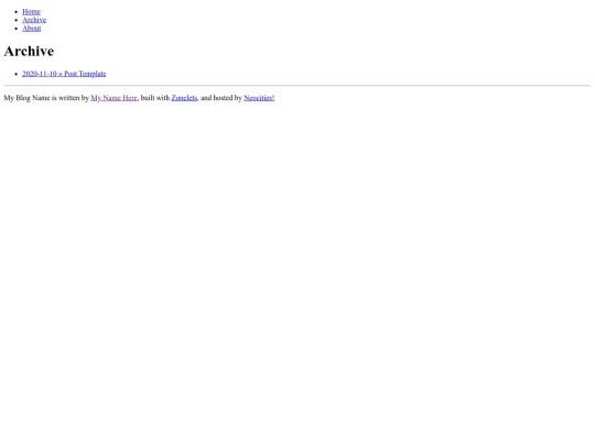 archive screenshot