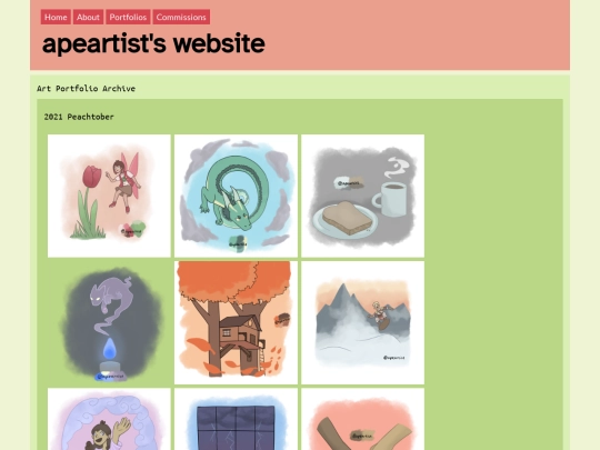 portfolio/art screenshot