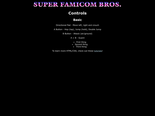 SFB/controls screenshot