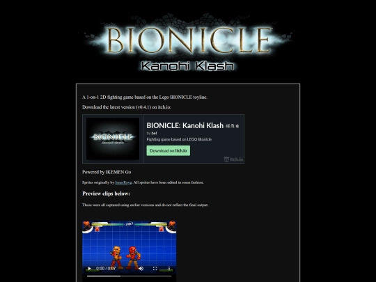 bionicle screenshot