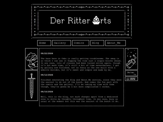 blog screenshot
