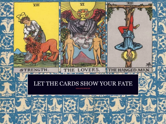 tarot screenshot