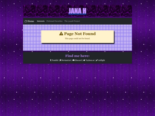 not_found screenshot