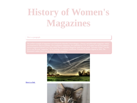 Magazines screenshot