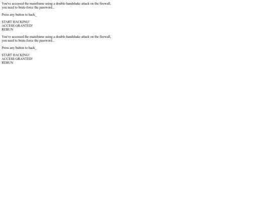 Hack screenshot