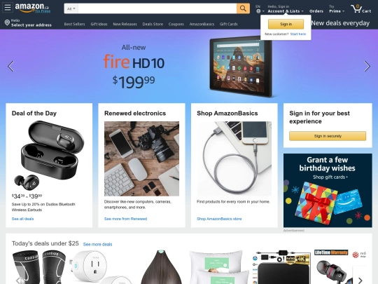amazon screenshot