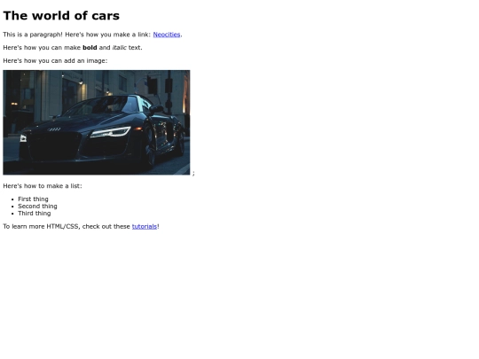 index screenshot