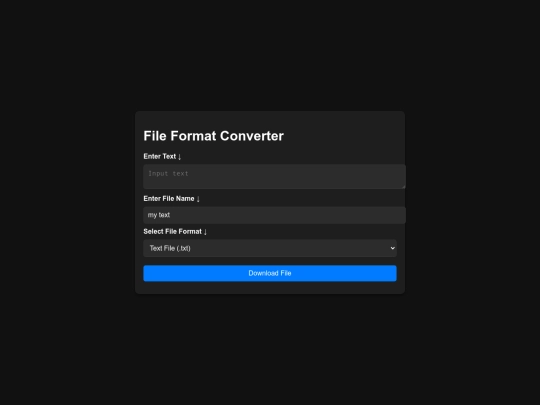texttotxt screenshot