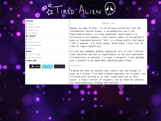 aboutme screenshot