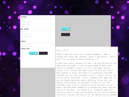 blog screenshot