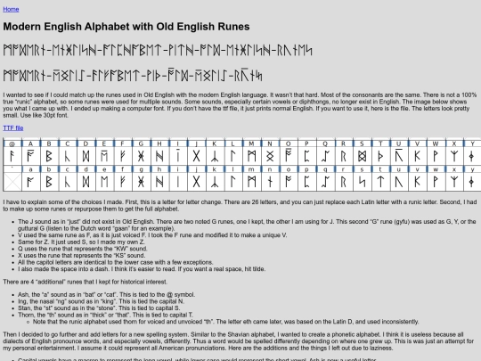 anglo/runes screenshot