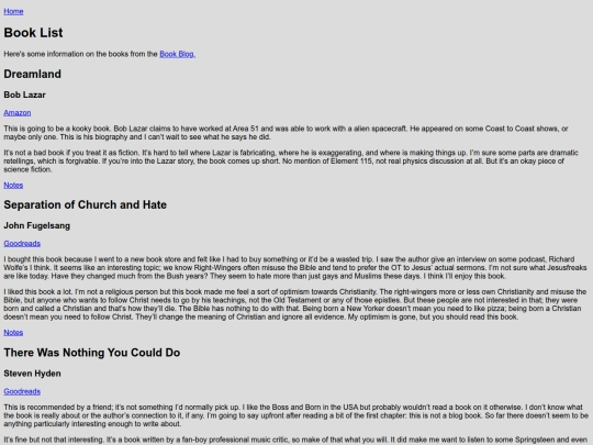 books screenshot
