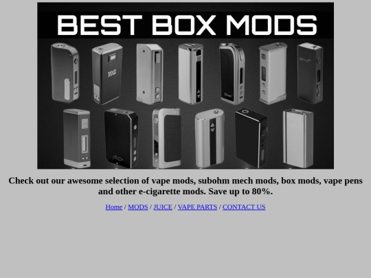 MODS screenshot
