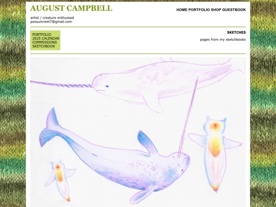 page/sketches screenshot