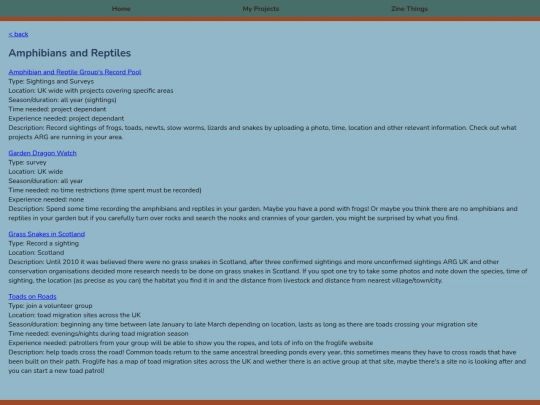 csamphibiansandreptiles screenshot