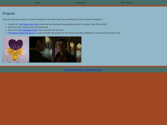 myartandprojects screenshot