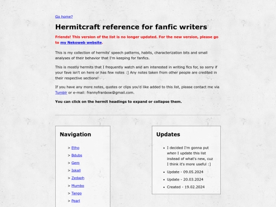 hermitref screenshot