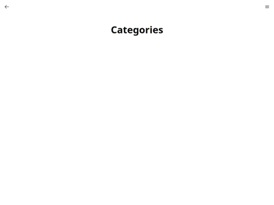 categories screenshot