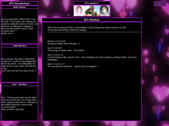 BTS-page screenshot