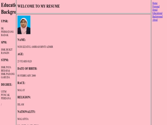 index screenshot