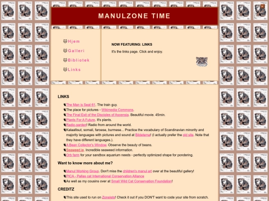 links screenshot