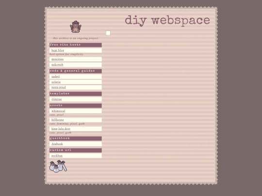 links/webtools screenshot